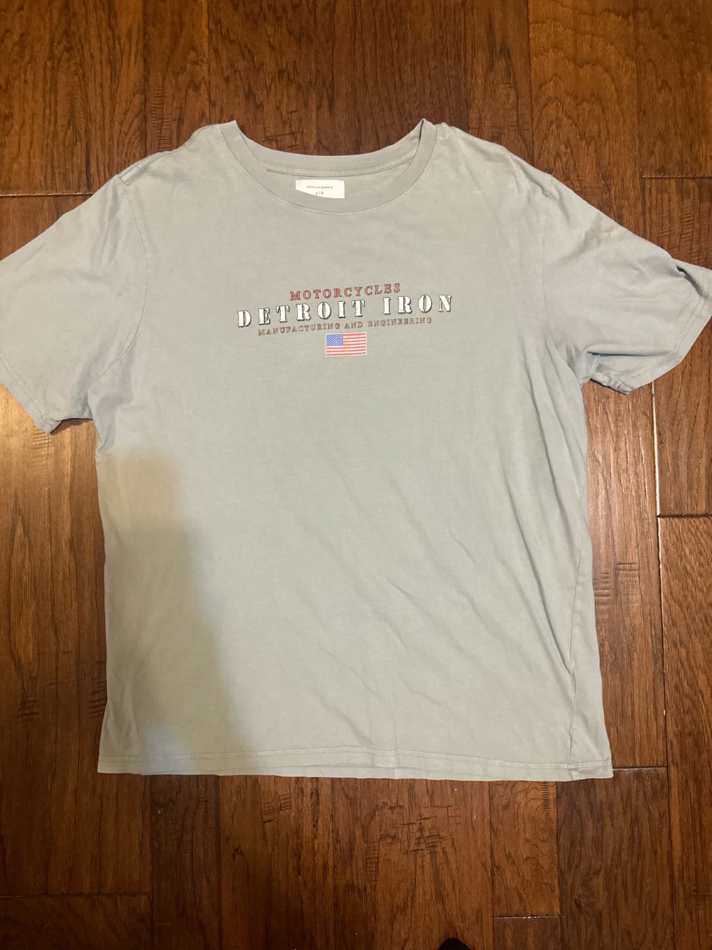 Cotton-On Detroit Iron Motorcycles Graphic T- Shirt